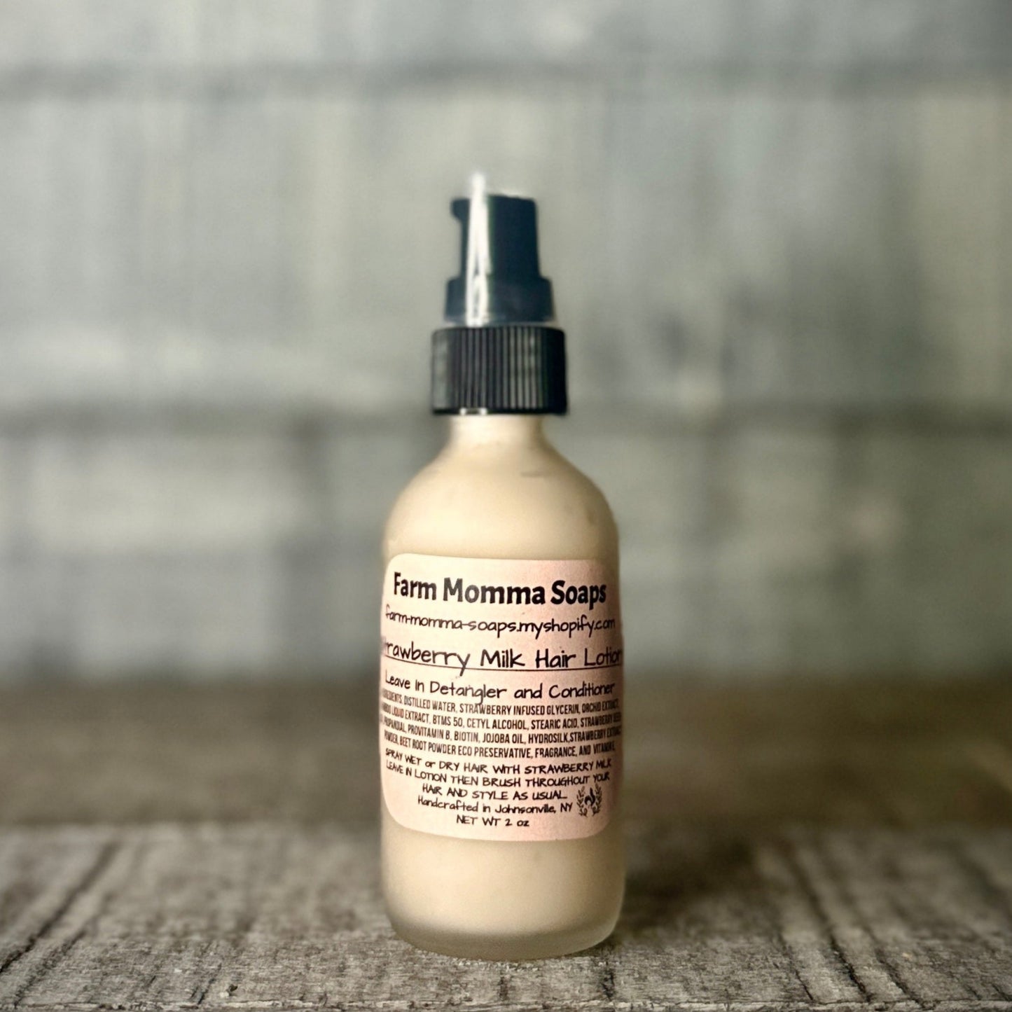 Strawberry Milk Hair Lotion (leave in conditioner)