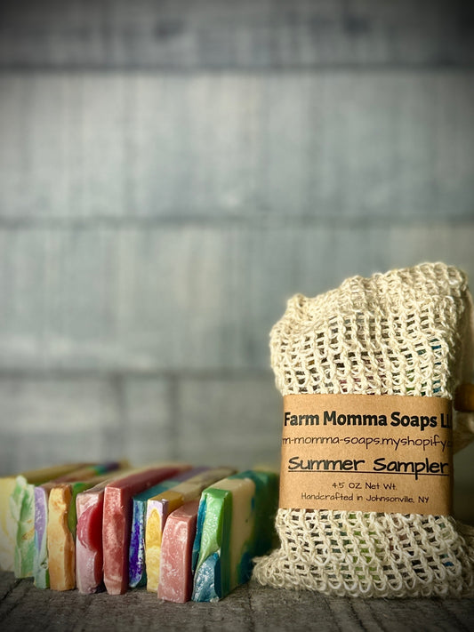 Seasonal Sampler Pack (includes soap saver bag & seasonal lip balm)